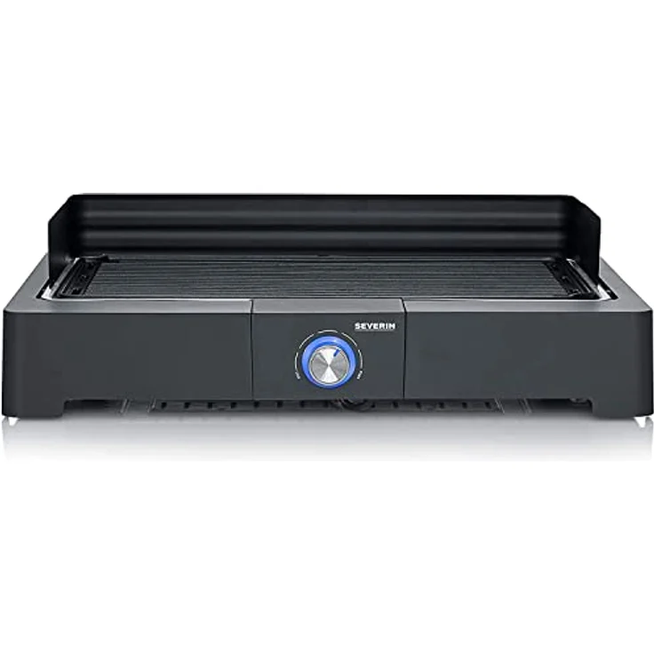 Severin PG 8562 Tischgrill mit Grillplatte schwarz – Bild 6