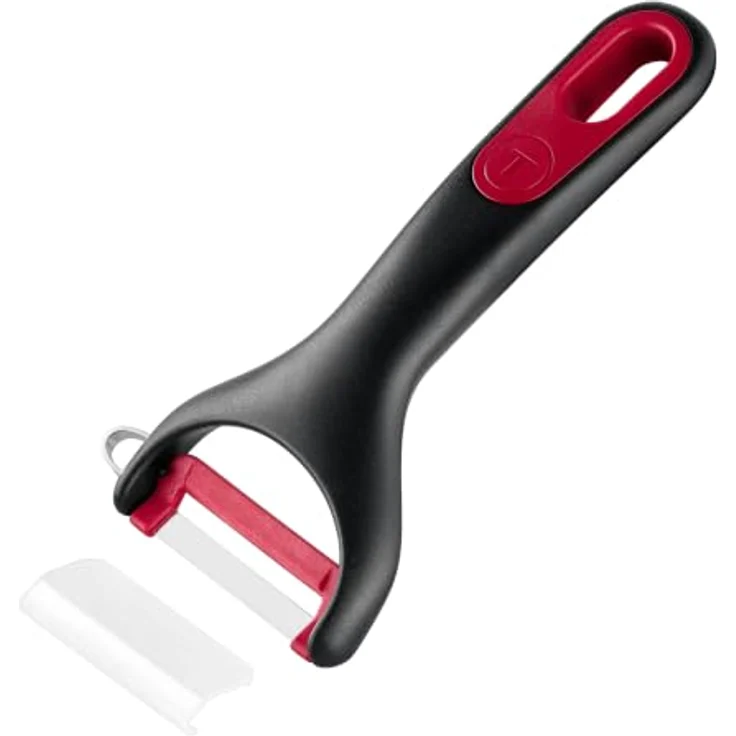 Tefal Ingenio+ Sparschäler K19921 – Ergonomischer Gemüseschäler und Obstschäler, drehbare Klinge, spülmaschinengeeignet, langlebig und robust – Bild 1