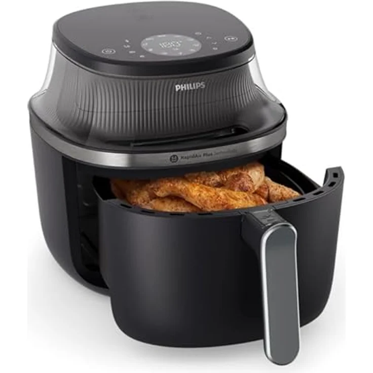 Philips 3000 Series Airfryer NA341/00, 7.2L Fritteuse in Schwarz – Bild 2