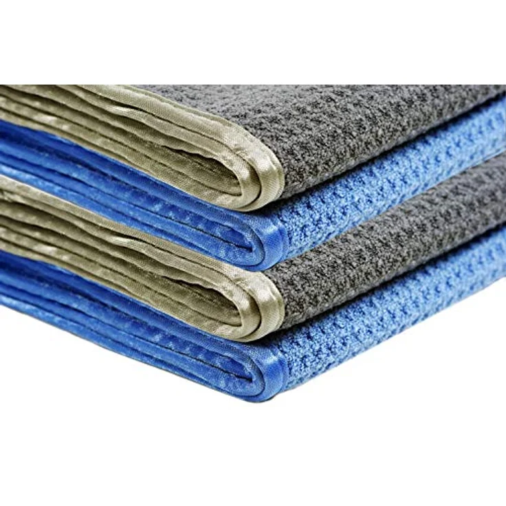 Glart 4er Set Mikrofasertücher Geschirrtücher Trockentuch 70x50 cm, Microfasertuch Waffeltuch, saugstarke Trockentücher für Glas, Küche, Geschirr, Bad - Preisvergleich – Bild 1