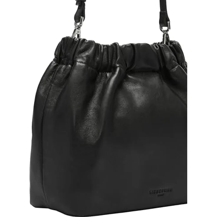Liebeskind Cloud II Umhängetasche S, 100% Leder, 35 cm, schwarz – Bild 4