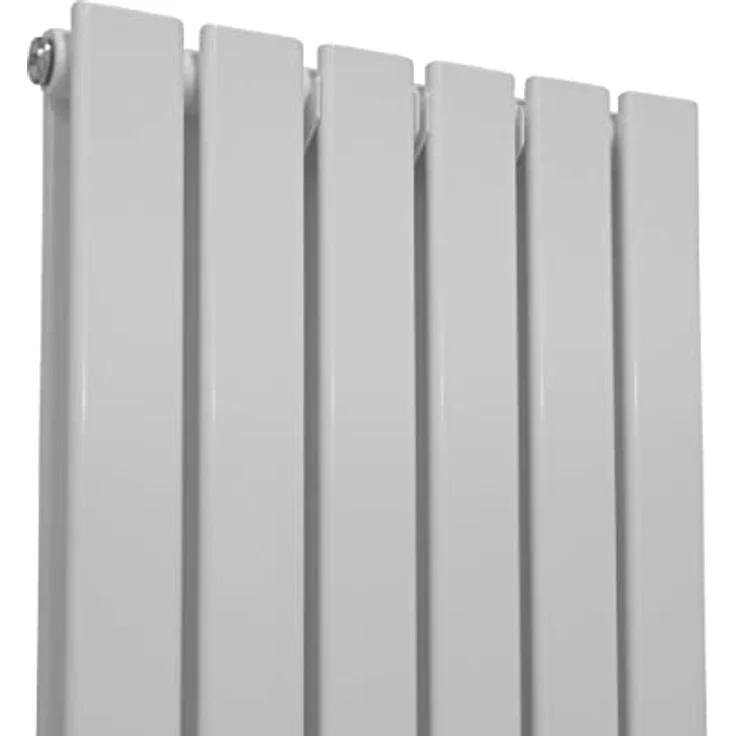 Paneelheizkörper Flachheizkörper Design Heizkörper Heizung 160cm x 42cm Glänzendes Weiß Vertikal Heizgerät Doppellagig Wandheizkörper Küche Wohnzimmer Badezimmer Reinigungsbürste und Befestigungsset - Preisvergleich – Bild 3