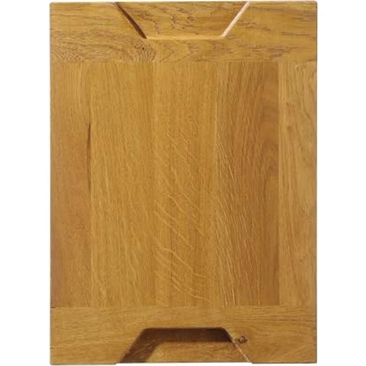 HENDI Servierbrett aus geöltem Eichenholz, 370x270x(H)20mm, stoß- und kratzfest, Premium-Qualität – Bild 3