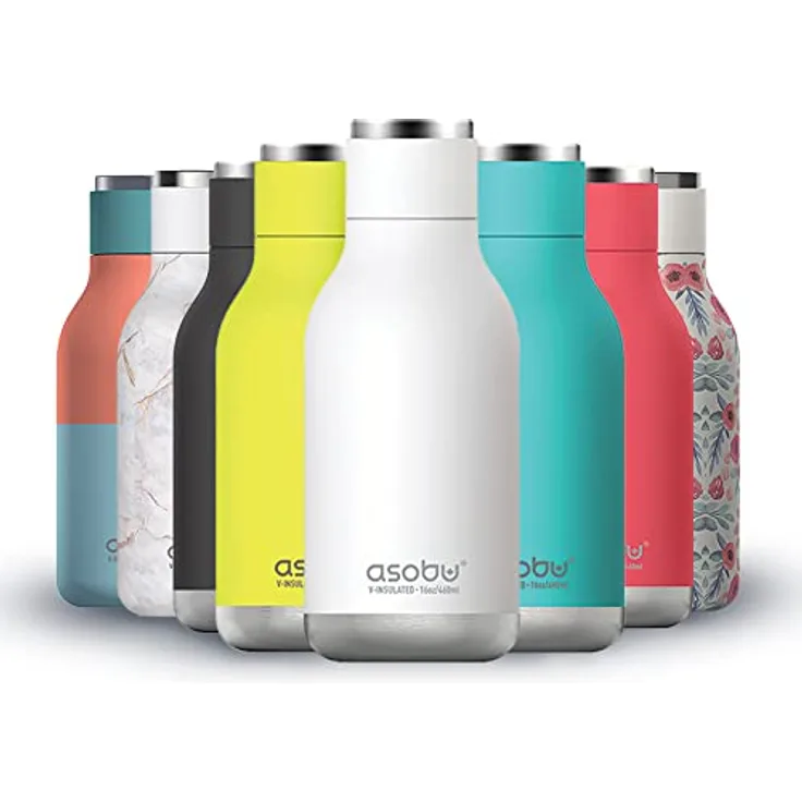 Asobu - Urban - Edelstahl Isolierflasche Weiß