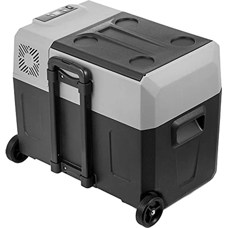 VEVOR 40L Kompressor Autokühlschrank, Edelstahl, mit -20°C bis 20°C Kühlung, tragbar für Auto und Zuhause, USB-Schnittstelle, mit Temperaturanzeige – Bild 1