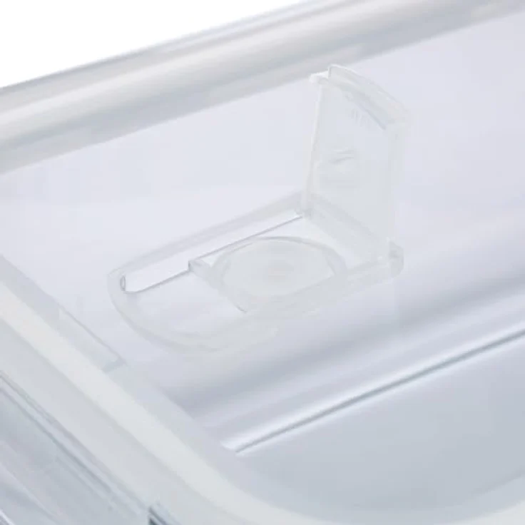 Frischhaltedosen Set von 3, 1040 ml, luftdicht, aus Glas mit PP-Kunststoffdeckeln, transparent – Bild 7