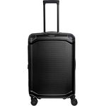 Travelite Millennium 4 Rollen Trolley 67 cm, Dehnfalte, schwarz, 100% Polycarbonat