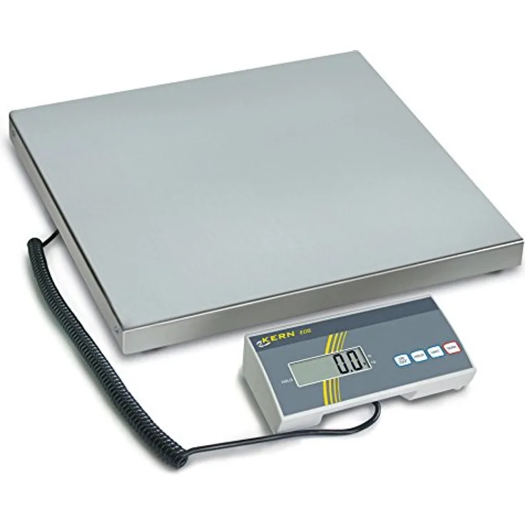 Paket- und Veterinärwaage mit großer Wägefläche [Kern EOB 60K20L] Präzision bis 20 g, Wägebereich max. 60 kg