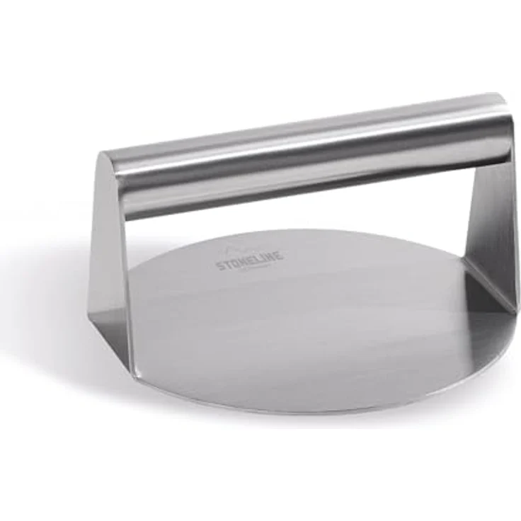 STONELINE Burgerpresse aus Edelstahl 14 cm, Burger Smasher, Hamburgerpresse, Grillpresse, spülmaschinengeeignet – Bild 1