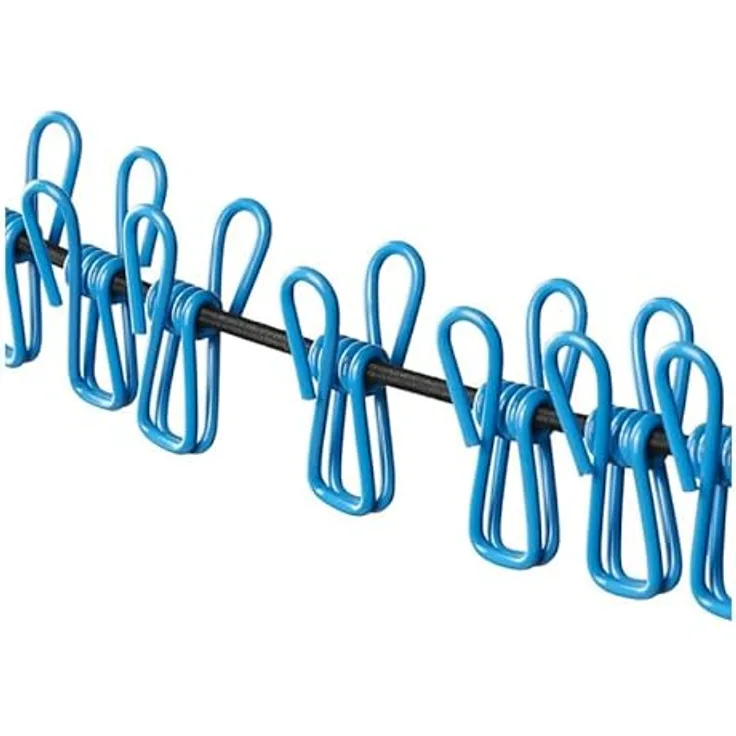ProPlus Wäscheleine elastisch mit 12 Wäscheklammern