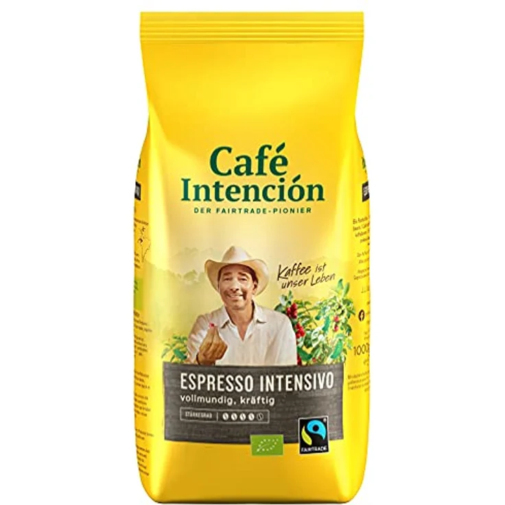 Café Intención ecológico Bio Espresso, 1000g ganze Bohne – Bild 2