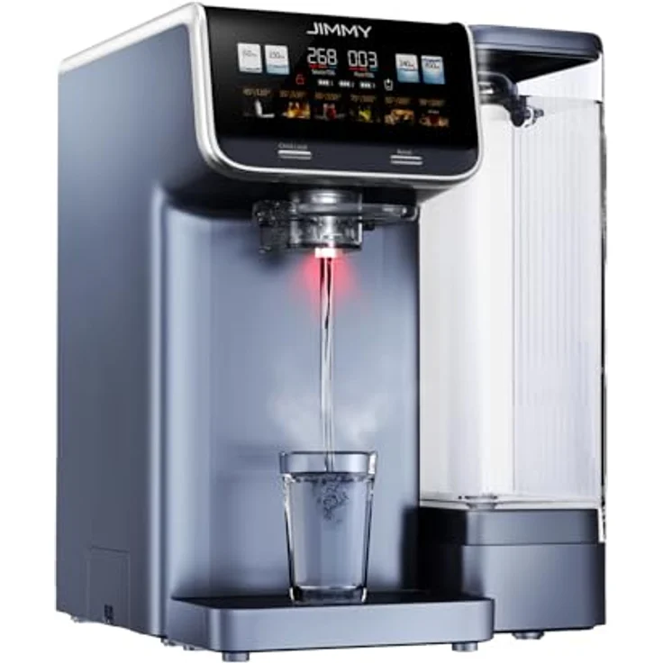 JIMMY Matrix M9 Pro, RO-Wasserfilter Umkehrosmose Tischgerät mit 3s Heißwasser, AquaLink, UV-C und PFAS Schutz, weiß – Bild 1