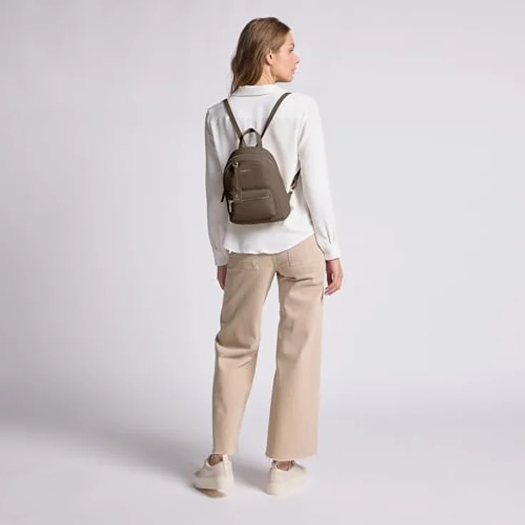 Lazarotti Bologna Leather City Rucksack, 100% Leder, 27 cm, braun – Bild 6