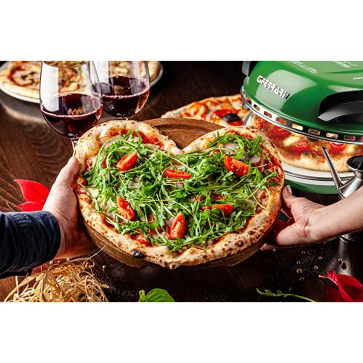 G3Ferrari G 1000603 Delizia Green EVO Pizzamaker, 1200W, Timer, grün – Bild 3