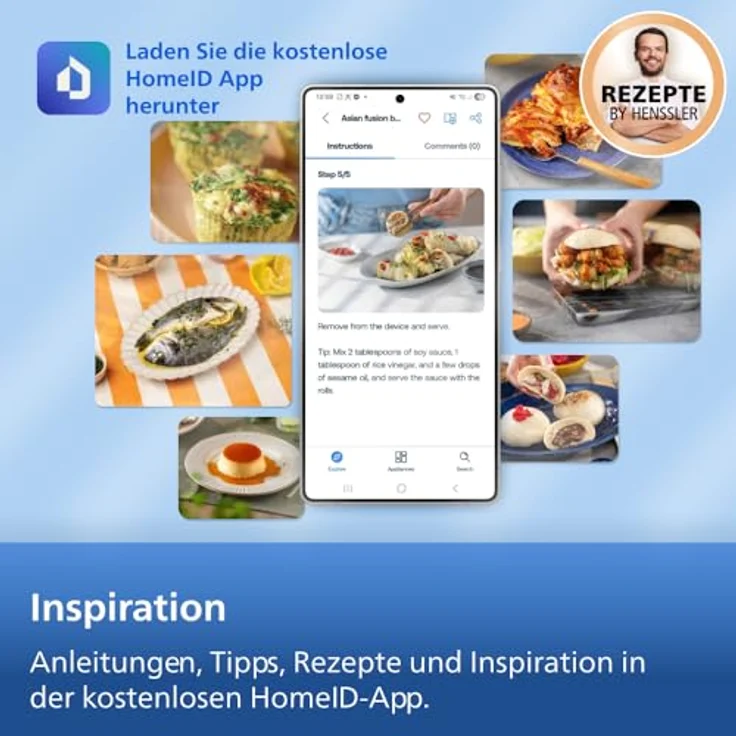 Philips Fritteuse, Perfekte Ergebnisse dank Shake-Reminder NA551/00 – Bild 12