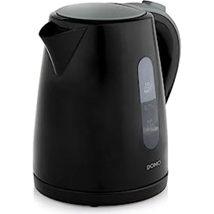 Domo DO9198WK Wasserkocher, kabellos, 1 l, 2200 W, Schwarz – Bild 3