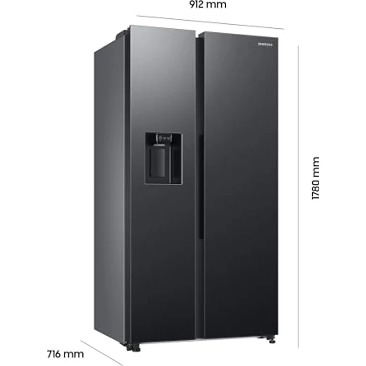 Samsung RS6GA854CB1/EG -  Side-by-Side, Black Steel – Bild 3
