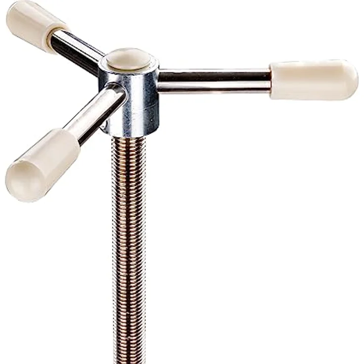 DEMA Edelstahl Obst- und Beerenpresse 5 L, mechanische Tischpresse mit pulverbeschichtetem Stahlrahmen und 2 Edelstahl-Körben – Bild 3