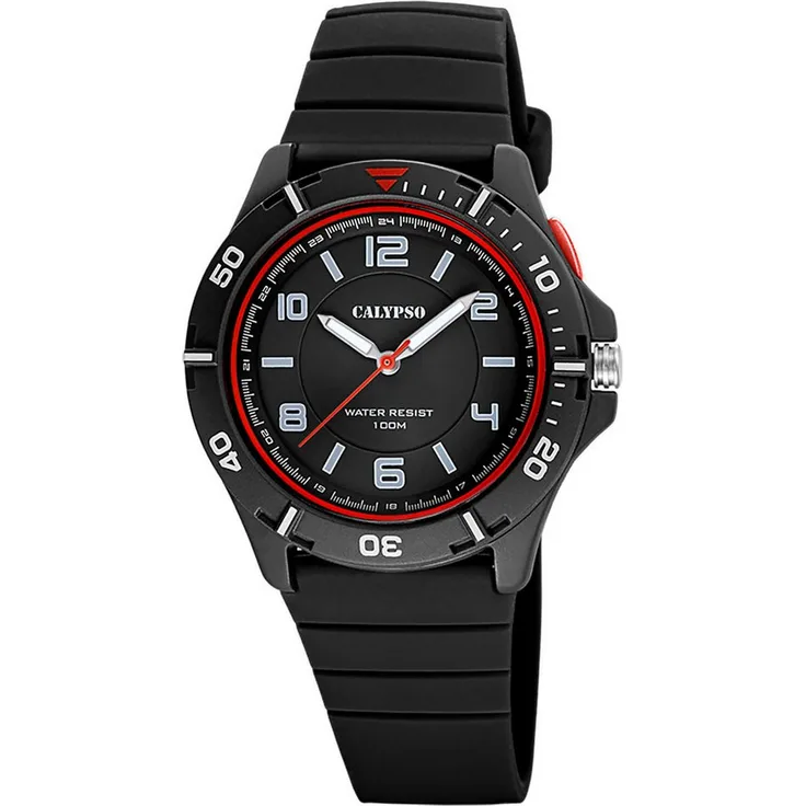 CALYPSO WATCHES Quarzuhr Sweet Time K5857/6, analoge Kinderuhr in Schwarz, wasserdicht bis 10 bar, Geschenkidee für Geburtstag und Schulanfang