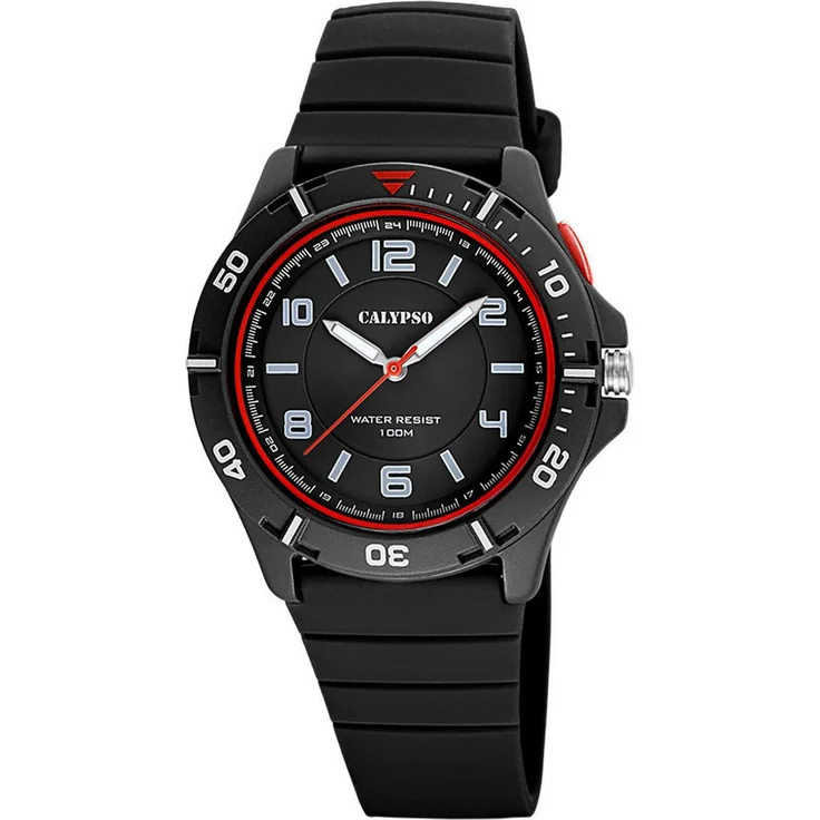 CALYPSO WATCHES Quarzuhr Sweet Time K5857/6, analoge Kinderuhr in Schwarz, wasserdicht bis 10 bar, Geschenkidee für Geburtstag und Schulanfang – Bild 1