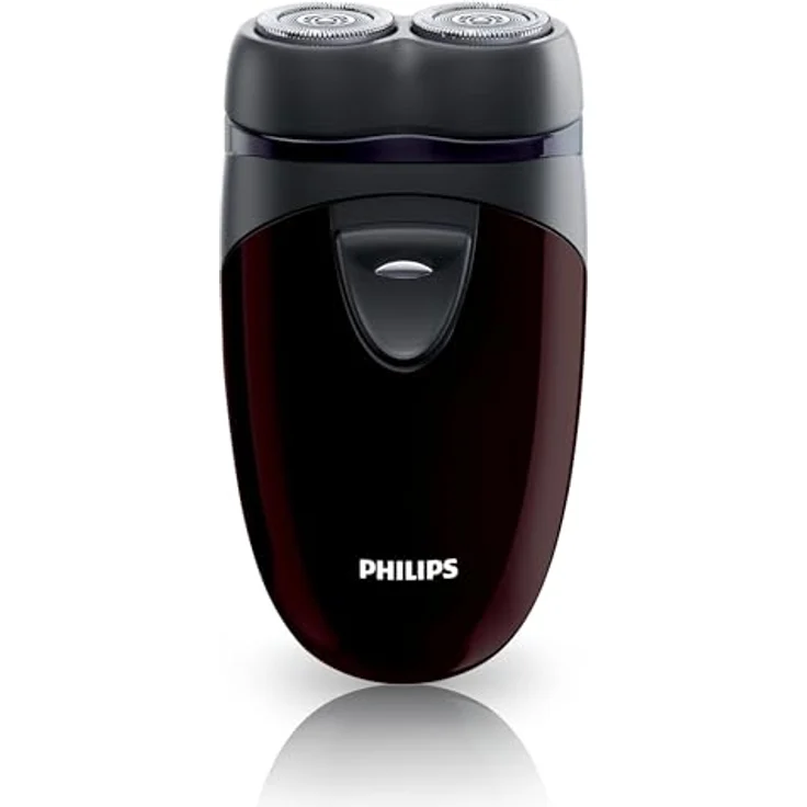 Philips PQ206/18, Elektrischer Reiserasierer für Herren, kabellos, 60 Minuten Akkulaufzeit, Close Cut System, selbstschärfende Klingen – Bild 2