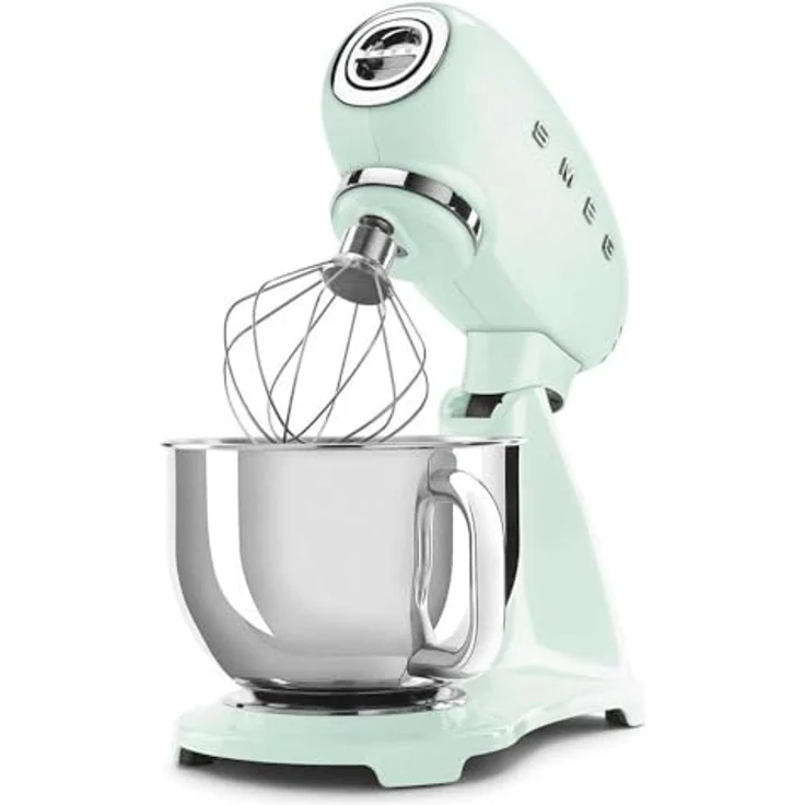 Smeg SMF03PGEU Küchenmaschine mit Direktantrieb, 800W, 4,8 L Edelstahlschüssel, pastellgrün,Serie: SMF03 – Bild 5