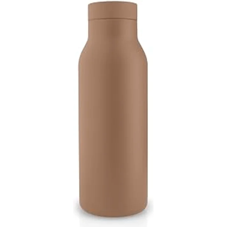 Eva Solo Urban Isolierflasche 0.5 Liter, Vakuumisolierung für kalte und warme Getränke, Mocca – Bild 1
