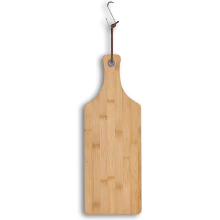 Zeller 25192 Schneide--Servierbrett mit Griff, Bamboo, ca. 44,5 x 16 x 1,2 cm – Bild 2