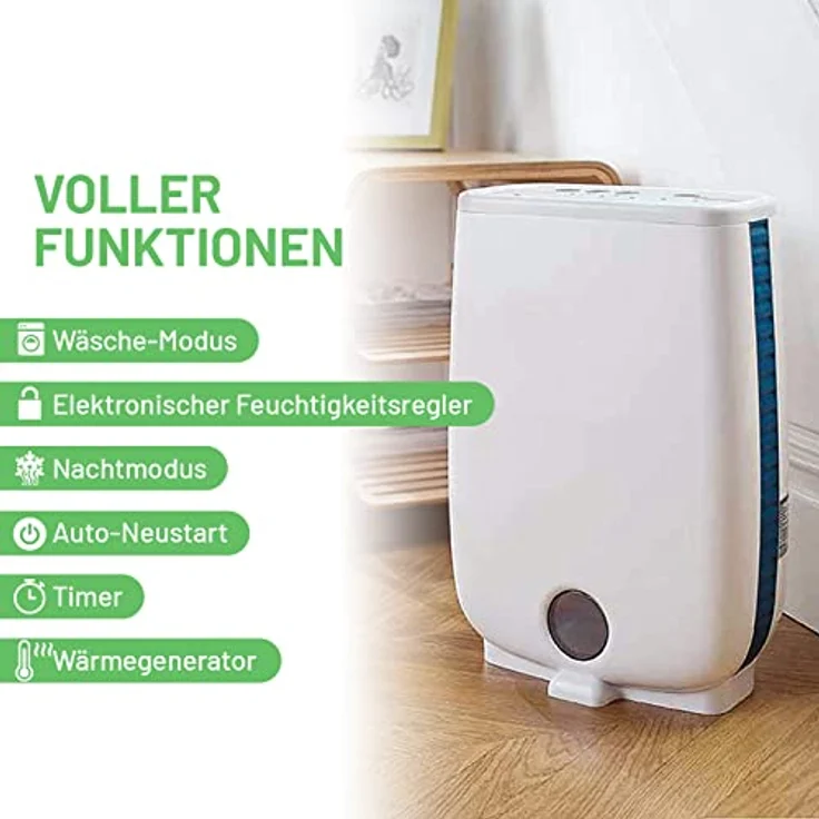Meaco DD8L Junior Luftentfeuchter, 650 W, 240 V, Weiß, 8L – Bild 6
