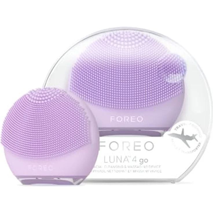 FOREO LUNA™ 4 go Lavender, 2-in-1 Gesichtsreinigungsbürste mit T-Sonic™ Pulsationsintensitäten und straffender Massage – Bild 1