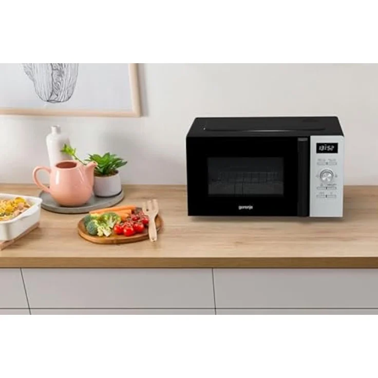 Gorenje Großgeräte MO20A4XH GRILL ED MIKROWELLE STAND 20L 800W, Mikrowelle, Grau, Schwarz – Bild 3