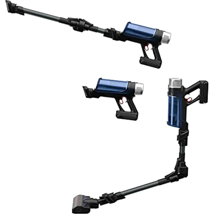 Rowenta RH20C2 X-Force Flex 9.60 Allergy Aqua kabelloser Akku-Stabstaubsauger | 100 Air Watt | herausnehmbarer Akku | bis zu 45 Min. Laufzeit | kompakt | Flex-Gelenk | LED-Düse | Blau/Schwarz – Bild 3
