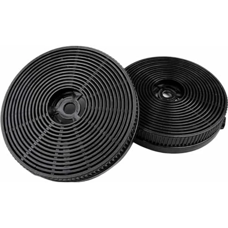Klarstein AIR2GO Aktivkohlefilter 10033473, 2er Set für Dunstabzugshauben, Durchmesser 133 mm – Bild 1
