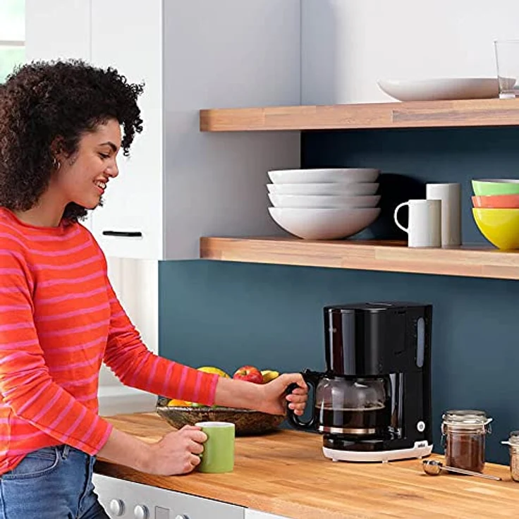 Braun KF1100BK Filterkaffeemaschine 10 Tassen 1000W schwarz – Bild 4