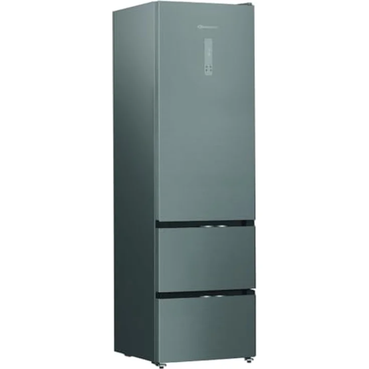 BAUKNECHT KGDD NF 200C Kühlgefrierkombination, 351 l, No Frost Technologie, Edelstahloptik, 2035 mm hoch – Bild 2