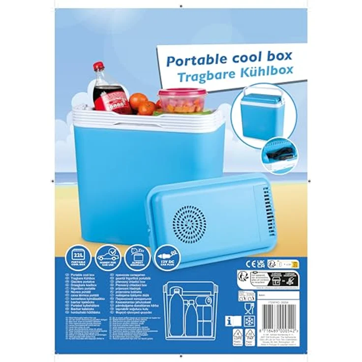 Edco Kühlbox 22 l, robuste Kühllösung für unterwegs – Bild 3