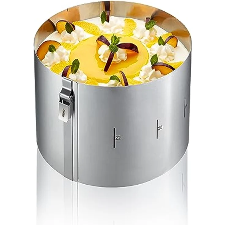 GEFU Tortenring Tondo Clip, H 15 cm – Bild 2