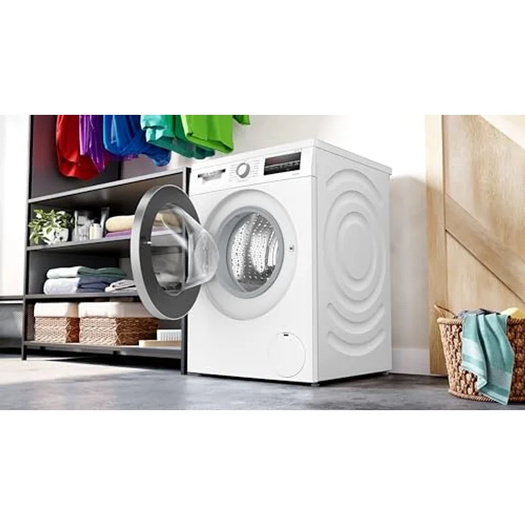 Bosch Serie 6 WUU28T42, Frontlader Waschmaschine, 9 kg, Energieeffizienzklasse A, 71 dB, 1400 RPM, Nachlegefunktion, Aqua Stop – Bild 6