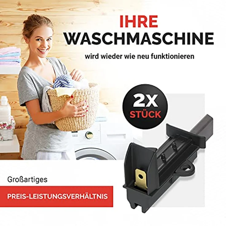Beko Kohlebürsten 2er Set für Waschmaschinen, Ersatzteil für Vielzahl von Modellen – Bild 7