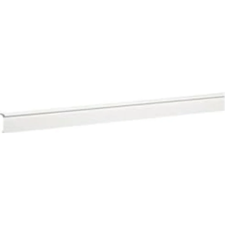 Hager Tehalit Sockelleistenkanal-Oberteil, PVC Teppichleiste zu SL 20x55mm, verkehrsweiß, 2 Stk. – Bild 1