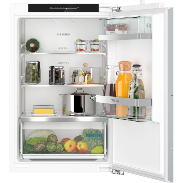 Siemens Einbau-Kühlschrank 88 x 56 cm KI21REDD1, LED Beleuchtung, hyperFresh Box, rot