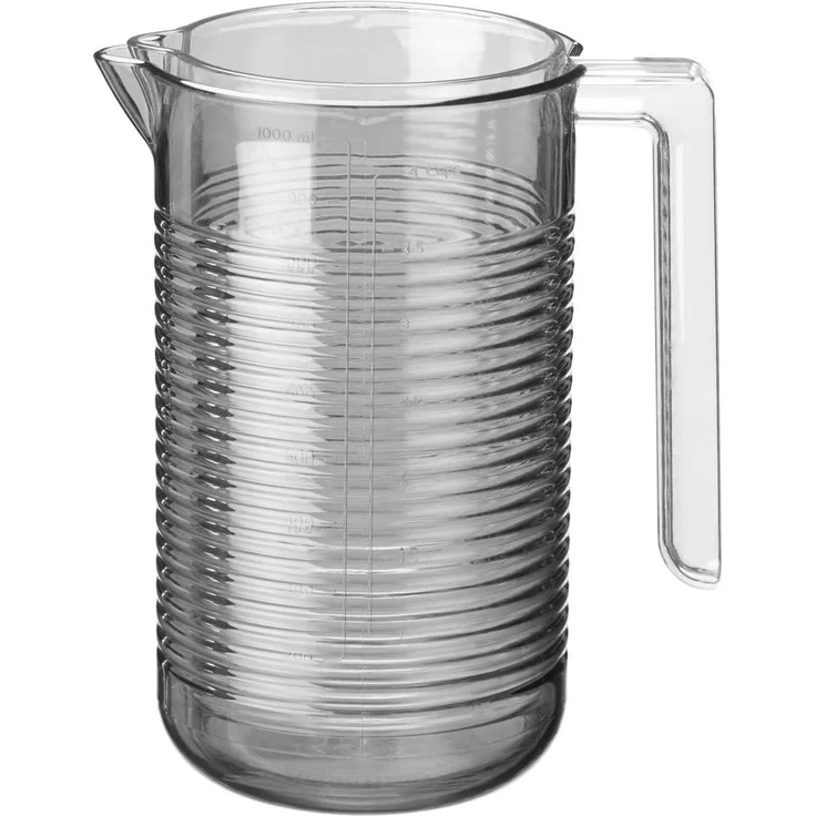 KitchenAid 5KSM1JA Entsafter-Aufsatz, 2-stufige schonende Entsaftung, 1L Krug, inkl. Einfüllöffnung, Einfülltablett, Stopfer, Kunststoff, Edelstahl, transparent, silber – Bild 9