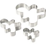 Dr. Oetker Plätzchen-Ausstecher Set Lebkuchenmann , Gingerbread Man Ausstechformen aus Edelstahl, Ausstecher für Kekse und Fondant in unterschiedlichen Größen, Menge: 1 x 3er Set - Preisvergleich