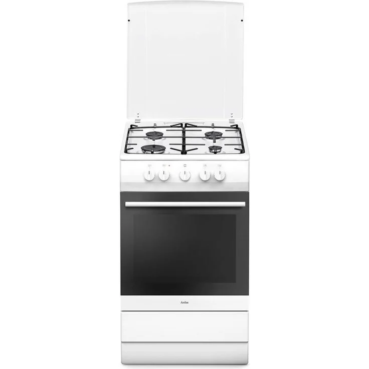 Amica SHGG 11559 W, Herd, A, freistehend, Betriebsart Ofen Gas, Betriebsart Kochfeld Gas, Anzahl Kochfelder 4, Volumen 58 l, Breite 50 cm, Selbstreinigung nein, Ober-Unterhitze (konventionell) – Bild 8