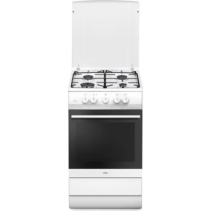 Amica SHGG 11559 W, Herd, A, freistehend, Betriebsart Ofen Gas, Betriebsart Kochfeld Gas, Anzahl Kochfelder 4, Volumen 58 l, Breite 50 cm, Selbstreinigung nein, Ober-Unterhitze (konventionell) – Bild 7