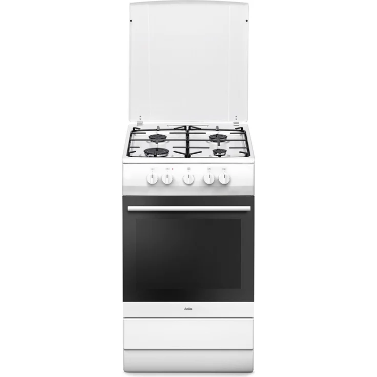 Amica SHGG 11559 W, Herd, A, freistehend, Betriebsart Ofen Gas, Betriebsart Kochfeld Gas, Anzahl Kochfelder 4, Volumen 58 l, Breite 50 cm, Selbstreinigung nein, Ober-Unterhitze (konventionell) – Bild 11
