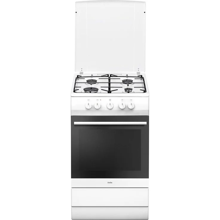 Amica SHGG 11559 W, Herd, A, freistehend, Betriebsart Ofen Gas, Betriebsart Kochfeld Gas, Anzahl Kochfelder 4, Volumen 58 l, Breite 50 cm, Selbstreinigung nein, Ober-Unterhitze (konventionell) – Bild 10