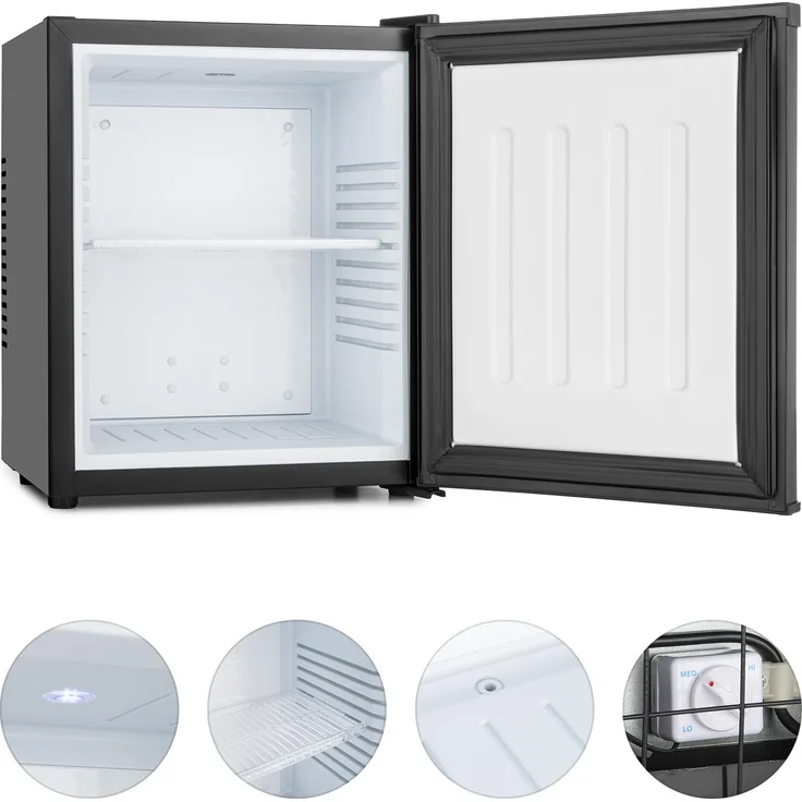 Klarstein MKS-10, Minikühlschrank, Kühlteil 24 l, freistehend, Frontdekor Schwarz – Bild 3