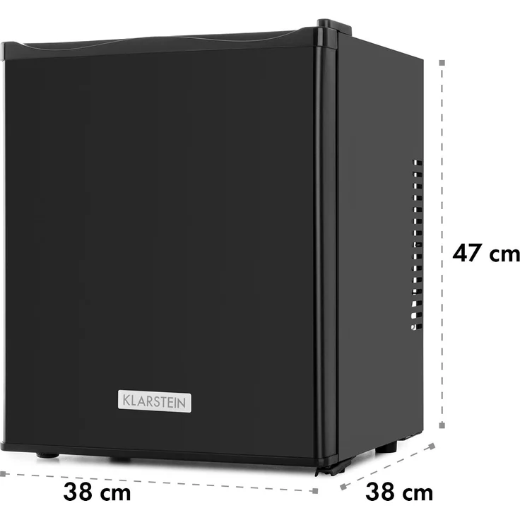 Klarstein MKS-10, Minikühlschrank, Kühlteil 24 l, freistehend, Frontdekor Schwarz – Bild 4