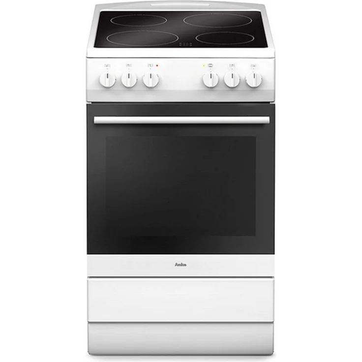 Amica SHC 11505 W, Herd, A, Standgerät, Betriebsart Ofen elektrisch, Betriebsart Kochfeld elektrisch, Anzahl Kochfelder 4, Volumen 69 l, Breite 50 cm, Selbstreinigung ja, hydrolytische Selbstreinigung, Ober-Unterhitze (konventionell) – Bild 3